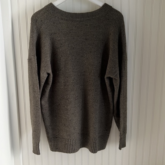 Madewell Green Oversized Knit Tunic Sweater - Picture 5 of 7